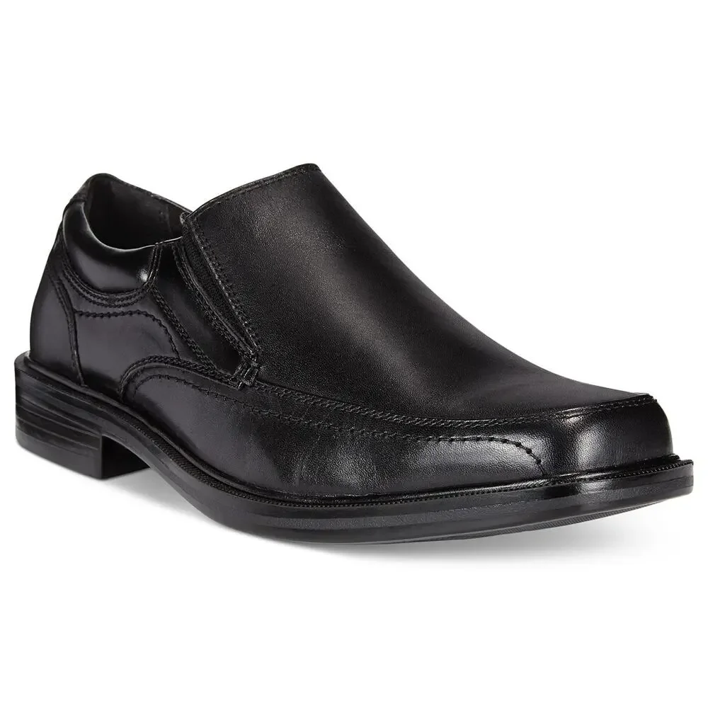 Dockers Men Edson Square Bicycle Toe Slip On Loafers Size US 8W Black